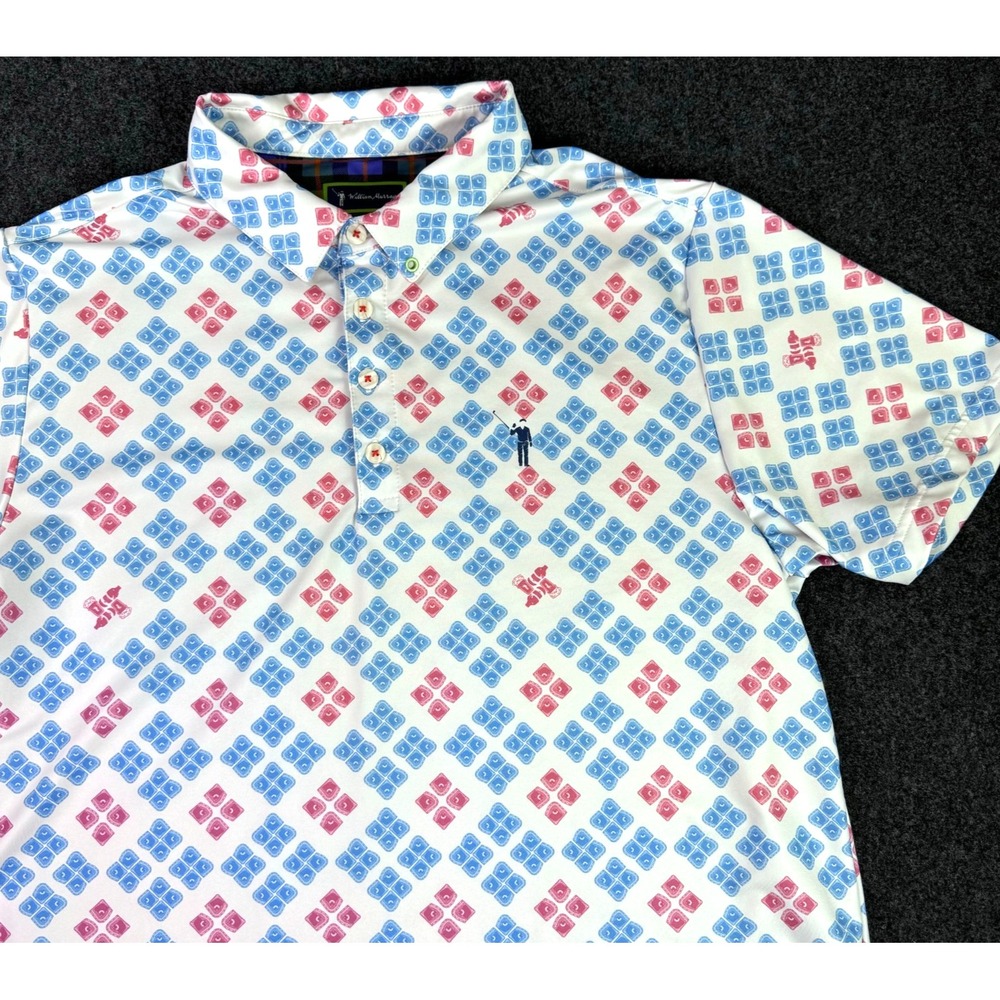 William Murray The Wrig Wrigley Mens Large Field Polo Shirt Golf Sports PGA